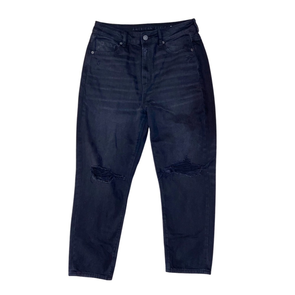 NWT AE Distressed Mom Jeans